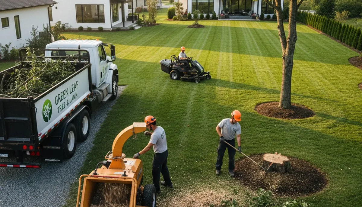 Professional lawn care and tree removal in Shawnee OK by Chop Chop Tree experts