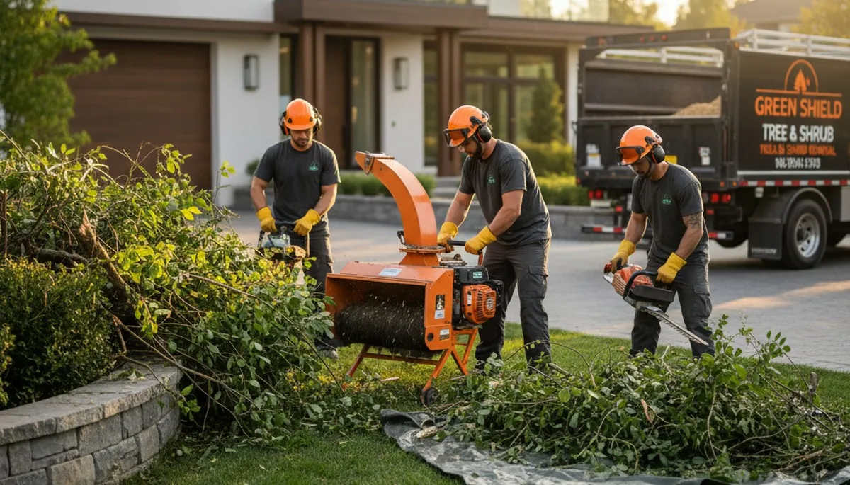 Professional shrub removal service improving yard curb appeal in Shawnee, OK