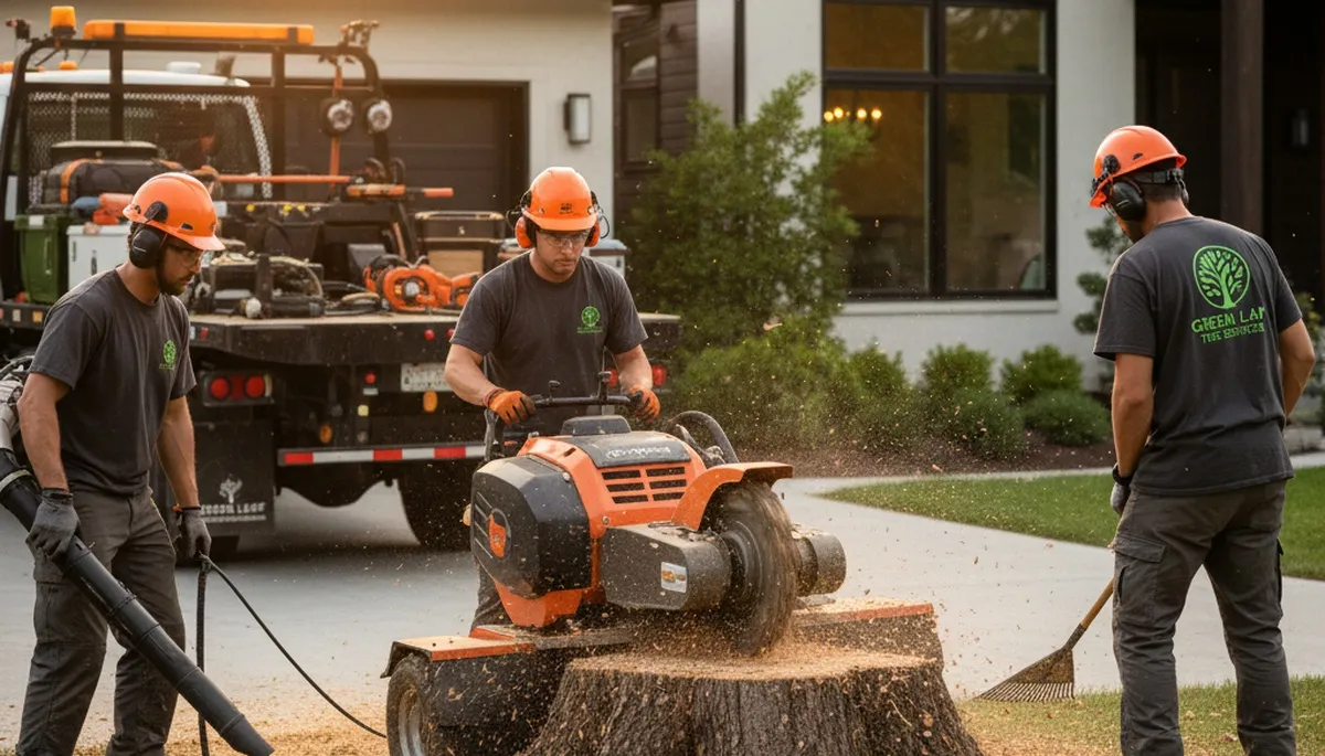 Professional stump removal service in Shawnee, OK by Chop Chop Tree using expert equipment